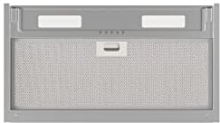 Cata Campana de Integración ARMONIA 60 X con 3 Niveles de Extracción Panel de Control Mecánico Nivel Sonoro 56 db Motor M3R Extra Silencioso Iluminación LED Visera Cristal Ancho 52.1 Color Inox