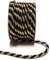 s.dekoda Kordel 10m x 6mm zweifarbig Schwarz - Gold Drehkordel Dekoband Kordelband Kordelschnur