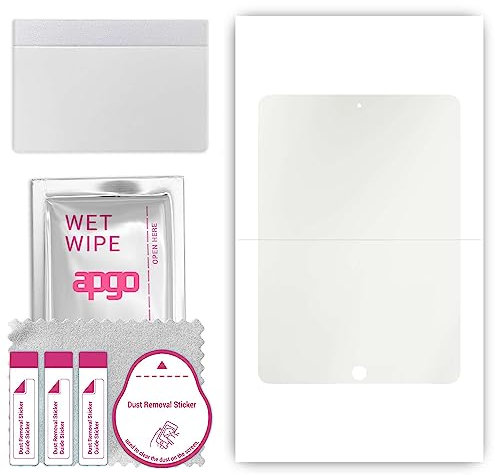 apgo Hydrogel Schutzfolie, Matt, kompatibel mit Apple iPad mini 4 (2015), flexibele Displayschutzfolie, Folie mit Positionierhilfe, Anti-Fingerprint, kratzfest, einfache Montage