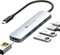 NOVOO USB C HDMI Hub, Adaptador USB C 5 en 1 con 4K@60Hz HDMI, Datos USB-C 3.0 5Gbps, PD 100W, 2 USB-A 3.0, Dongle USB C Compatible para MacBook M3/Surface/XPS/Chromebook/iPhone 15/Steam Deck