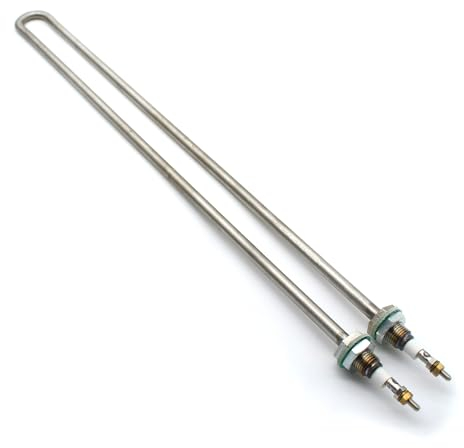 DOJA Barcelona | U-Tauchsieder | 1800W | U-Heizelement zum Erwärmen von Flüssigkeiten | 47cm | Elektrischer Reise Warmwasserbereiter | U-Heizelement zum Erwärmen von Wasser | 230V | Eimer-Heizung