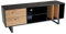 FineBuy Lowboard Eiche-Dekor 150x55x40 cm TV-Kommode Modern, Design TV-Schrank Hoch, Fernsehtisch Fernsehschrank mit Schubladen & Regal, Fernsehkommode Wohnzimmer