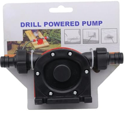 Quick and Easy Water Transfer Drill Powered Pump for Ponds and Flooded Areas