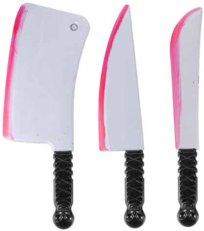 MUSISALY 3pezzi Finti Insanguinati Per Halloween Accessori Spaventosi Per Costumi e Performance Teatrali Perfetti Per Feste Maschera e Decorazioni Horror