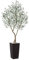 SOGUYI 7FT Artificial Olive Tree - UV Resistant Faux Plant for Indoor & Outdoor Decor - Fake Floor Plant in Espresso Brown Taper Planter