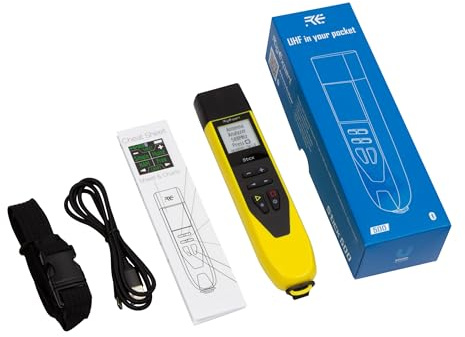 RigExpert Stick500 Antennen- und Kabelanalysator, 0,1–500 MHz, SWR- und Impedanzmessgerät mit E-Ink-Display, Bluetooth und SO-239
