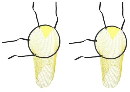 HAPPOW 2Pcs Top Bins Football Target Net, Goal Net for Kids, Foldable Football Goals，Perfect for Training Equipment. Ideal for Target Practice and Enhancing Skills