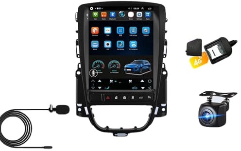 Pizgear Auto Android 10 Multimedia Radio Player Astra J Verano 2009 2010 2011 2012-2015 Navigazione Gps 2din Stereo Video 4G WIFI Autoradio a grande schermo(4G-8 6G-128G CAM MIC)