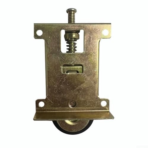Paquete de 4 rodillos de repuesto para puerta de armario de espejo corredizo vertical, kit de puerta corredera de armario, rueda cóncava de nailon con rodamiento de bolas (1 unidad)