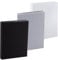craspire 3 Farbe Dehnbarer Buchumschlag Schwarz Weiß Grau Lila Waschbar Wiederverwendbar Große Buchhülle Aus Nylon Buchschutz Elastische Notizbuchumschläge Für 9 x 11 Zoll Hardcover Bücher Lehrbücher