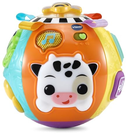 VTech Baby On-the-Moove Activity Ball with Textures, Orange