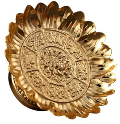 FytStycale Lotusdesign Obstschale, Buddhistische Dekoration, Fußschale für Bar Und Tisch, 15.3 cm Durchmesser