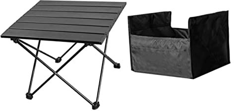 BESPORTBLE Mesa Portátil para Camping Barbacoa y Playa Mini Mesa De Camping Bolsa De Almacenamiento