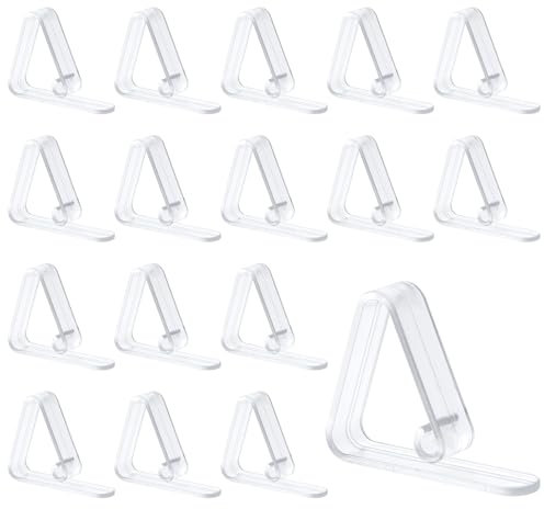 Hariendny Tischdecke Clips Transparent, 16 Stück Tischdeckenklammern, Tischdeckenklammern Kunststoff für Tischdeckenbefestigung, Drinnen und Draußen