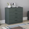 Vida Designs Riano Kommode mit 4 Schubladen (Jasper Green)