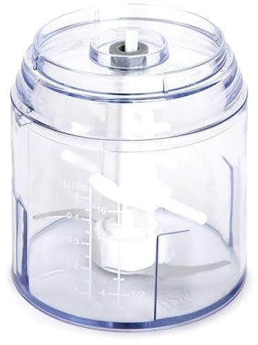 Duronic CH260 Blender Bowl Accessory with Lid for Duronic Electric Mini Food Chopper CH260 White - 0.5L Chopping Capacity Compact and Lightweight
