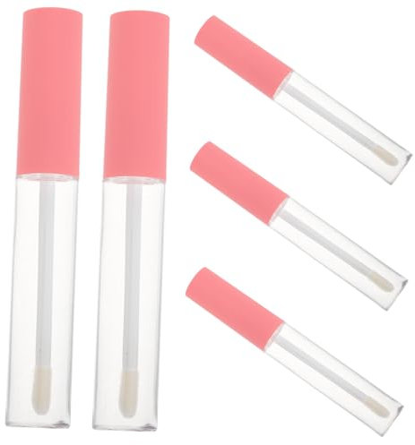 SAFIGLE 5pcs Empty Lip Gloss Tubes Lip Balm Containers Bulk Diy Eyelash Empty Tube Application Wand