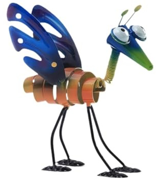 Koolenry MetalGrasshopper Garden Decor Housewarmings Gift Outdoor Sculpture for Backyard Pathway Walkway Indoor Outdoor Patio