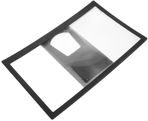 ULTECHNOVO Curved Phone Screen Magnifier mit HD verstärker Faltbarer Ständer Kompatibel für Smartphones Leichte Tragbare Bildschirmlupe für Klares Vergrößertes Videobild und Verstellbaren