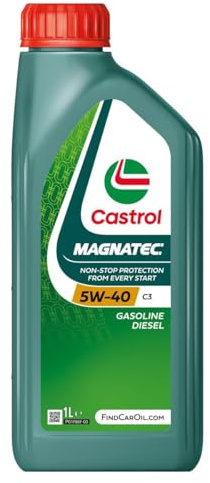 CASTROL Motoröl 5W-40 Magnatec Synthetiköl Motor Öl ACEA C3 API SN API CF C3 1L Kompatibel mit VW Golf VII Schrägheck 5G1, BQ1, BE1, BE2 Golf IV Schrägheck 1J1 GOLF VI 5K1 Golf V Schrägheck 1K1