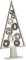 Small Foot Decorazione di Natale Albero, Legno, Grigio, 17.00x5.00x33.00 cm