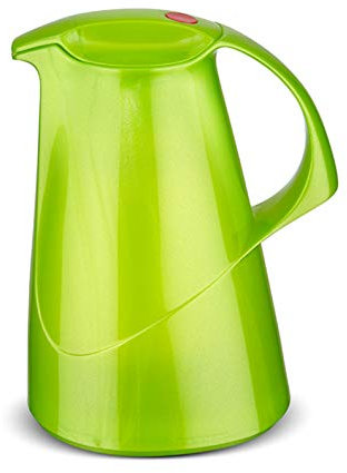 ROTPUNKT Isolierkanne 1L - Premium Kaffekanne Made in Germany I Hält bis zu 24 Std heiß I Warmhaltekanne für Kaffee und Tee (Stepahnie 260, Shiny Pear)