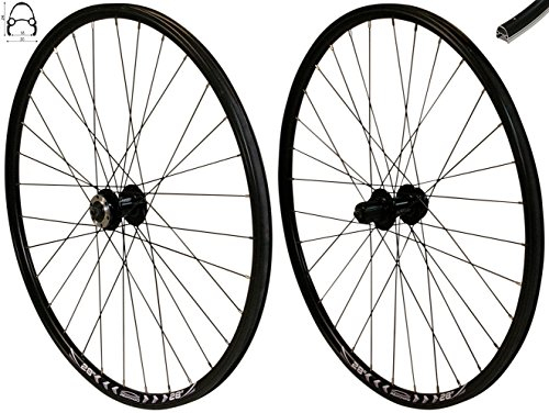 Redondo 28 Zoll Laufrad Set Hinterrad Vorderrad Disc Felge Schwarz