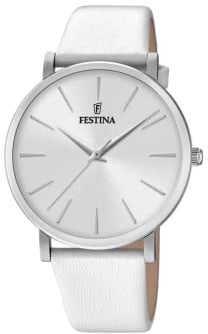 Festina Damen Analog Quarz Uhr mit Leder Armband F20371/1