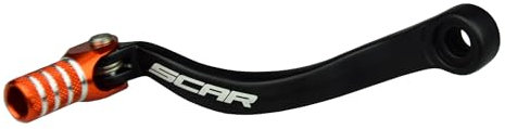 SCAR Leva Cambio in Alluminio Forgiato Compatibile con KTM SX EXC 125SX 150SX 200SX 125 150 200 90-15 - Arancione