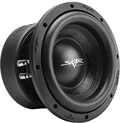 Skar Audio SVR-8 D4 8 800 Watt Max Power Dual 4 Ohm Subwoofer per auto, 8 - Dual 4 Ohm