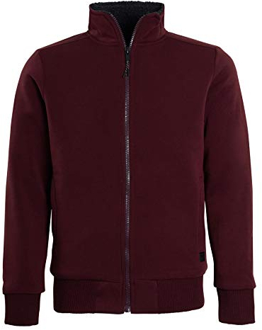 shelikes Mens Sweatshirt Funnel Neck Zip Up Jacket Winter Full Sleeves Sweat Shirt Top