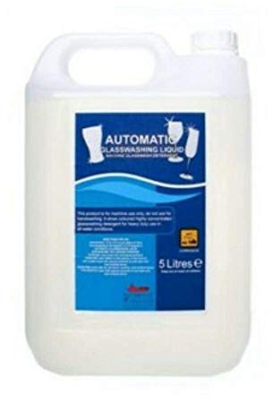 We Can Source It Ltd - Automatic Glasswash Machine Liquid Cleaner - Liquid Detergent Container - 1 x 5 Litre Bottle