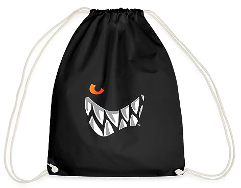Spreadshirt Die Wilden Kerle Grinsen Turnbeutel, One size, Schwarz