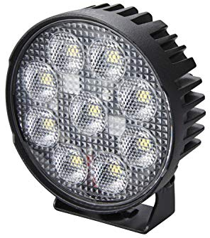 HELLA Valuefit TR3000 LED Arbeitsscheinwerfer 12V - 24V rund 3000 Lumen Nahfeldausleuchtung starke Lichtleistung in kompaktem Design Offroad LED Scheinwerfer für Traktor LKW SUV ATV - 1G0 357 113-002
