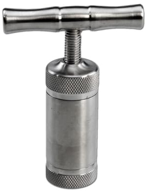 Black Leaf T-Press - Prensa de polen (acero inoxidable)