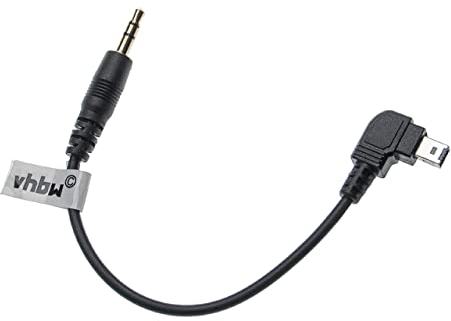 vhbw Câble de déclenchement à Distance Compatible avec Nikon D3100, D3200, D3300, D5000, D5100, D5200 Appareil Photo, Reflex - Câble de Connexion