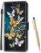 MadBee Compatible with iPhone 8 Plus/iPhone 7 Plus Case 5.5 Inch, Full Body Colorful Pattern Design Flip Magnetic Detachable PU Leather Wallet Case Cover for iPhone 8 Plus / 7 Plus (Butterfly C)