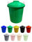 Jardin202 - Cubo Basura de plástico con Tapadera | Cubo almacenaje y reciclar (100 litros, Verde)