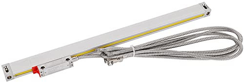Encoder a Scala Lineare, Encoder a Righello Lineare Encoder a Scala Lineare Ottica Ad Alta Precisione Sensore Righello a Reticolo 5 μm per Tornio DC5V con Cavo (300)