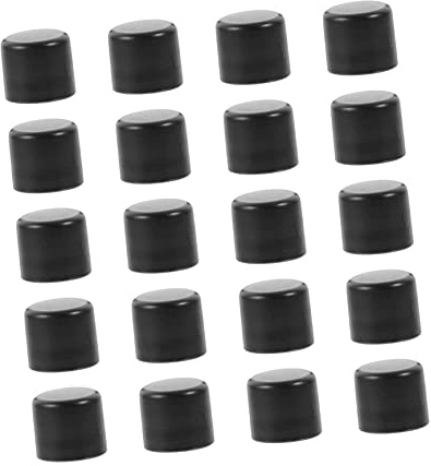 EXCEART 20st Stecker Kicker-sicherheits-endkappen Austausch Der Endkappen Kickertisch Endkappen Pleuellager Endkappen Kickertisch Stange Kicker-endkappen Plastik Hardcore Abdeckung