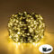 NAIZY LED Kupferdraht Lichterkette 100m 1000 LEDs Lichterketten mit 8 Leuchtmodi Stecker Drahtlichterkette IP44 Wasserdicht Weihnachtslichterkette Innen-Außen für Deko, Warmweiß