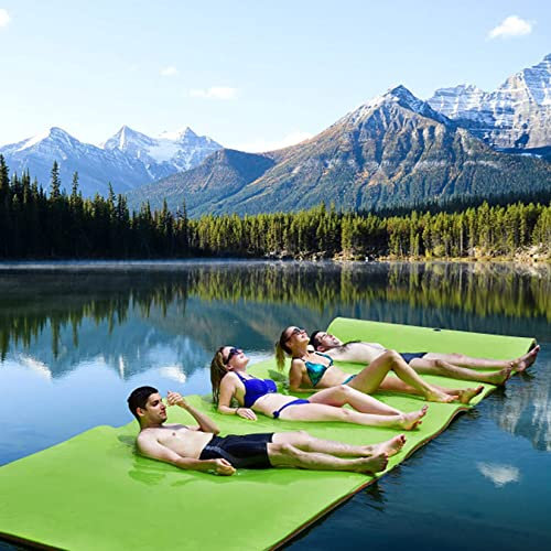 Swimming Pool Floating Water Mat XPE Foam Water Pad Soft Swimming Float Mat for Pool Beach, 270cm/ 350cm/ 550cm,Dark Blue,550m*183cm