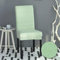 Stuhlhussen Mintgrün Stuhlbezug Stretch Removable Hussen für Stühle Universal Stuhlhussen Schwingstühle Chair Covers für Hotel Hochzeit Bankett Küche Restaurant Party(2 Pieces)
