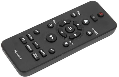 Télécommande de Lecteur DVD, Télécommande Universelle Compatible avec Lecteurs DVD RC‑5721 DVP3670K