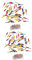 Parliky 100 Pièces Couteau à découper Fraises Lames de découpe de Vinyle decoupeuse Vinyl Outils de Coupe Gravure Outil de découpe de Vinyle Cutter pour Traceur L'acier au tungstène