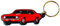 Vintage Retro 67 Chevy Camaro Schlüsselanhänger – PVC Weichgummi FOB Zubehör – Automobil-Geschenkidee (Hugger Orange), Hugger Orange, Large