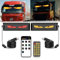 2er Led Augen für Lkw Auto 102x348mm,Led Augen für Auto mit APP und Fernbedienung, Bluetooth USB 5V,Flexibler LED Anzeigetafel Programmierbar Devil Eyes Light