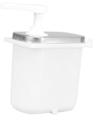 perfk Pompe de distributeur de distributeur de sauce Pompe de sirop de ketchup 2 l Sirops Fructose Pression bouteille de bouteille de bouteille Pompe à, 2l Blanc