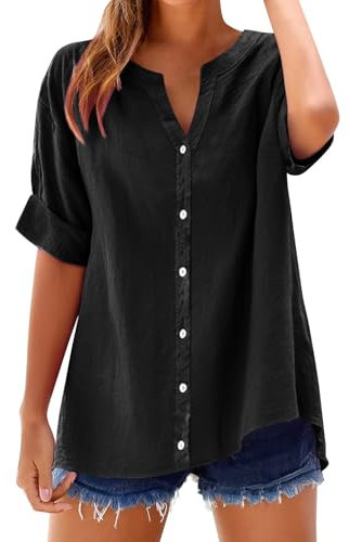 Black Friday 2025 Camisetas Manga Corta Mujer 3XL Blusas De Blanco Ropa Verano Tallas Grandes Camisa Chaleco Punto Top Corto para Salir Rosa Larga Camiseta Talla Grande Básicas Camisas Invierno