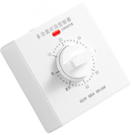 Qsvbeeqj Robo 86 Minuteurs mécaniques de type minuteur sans batterie Délai réglable 120 minutes pour les indicateurs de cuisine et de salle de bain Interrupteur à minuterie léger